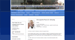 Desktop Screenshot of chirurgische-praxis-schaudig.de