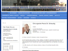 Tablet Screenshot of chirurgische-praxis-schaudig.de